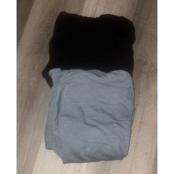 32 Degrees Heat Cowl Neck Thermal Pullover Hoodie Set  In Slate Gray & Black L - Picture 1 of 15